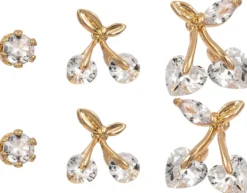 Bijou Brigitte Ohrringe Gold|Ohrstecker>Ohrstecker-Set - en Cherries gold