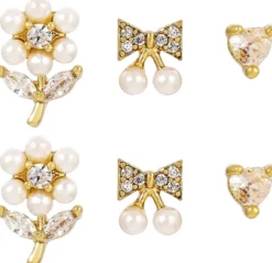 Bijou Brigitte Ohrstecker|Ohrringe Gold>Ohrstecker-Set - en Flower gold