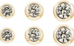 Bijou Brigitte Basics|Ohrringe Gold>Ohrstecker-Set - ie Trio gold