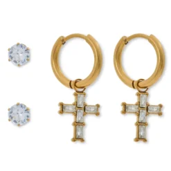Bijou Brigitte Edelstahlschmuck In Gold|Ohrstecker>Ohrstecker-Set - Holy Steel gold