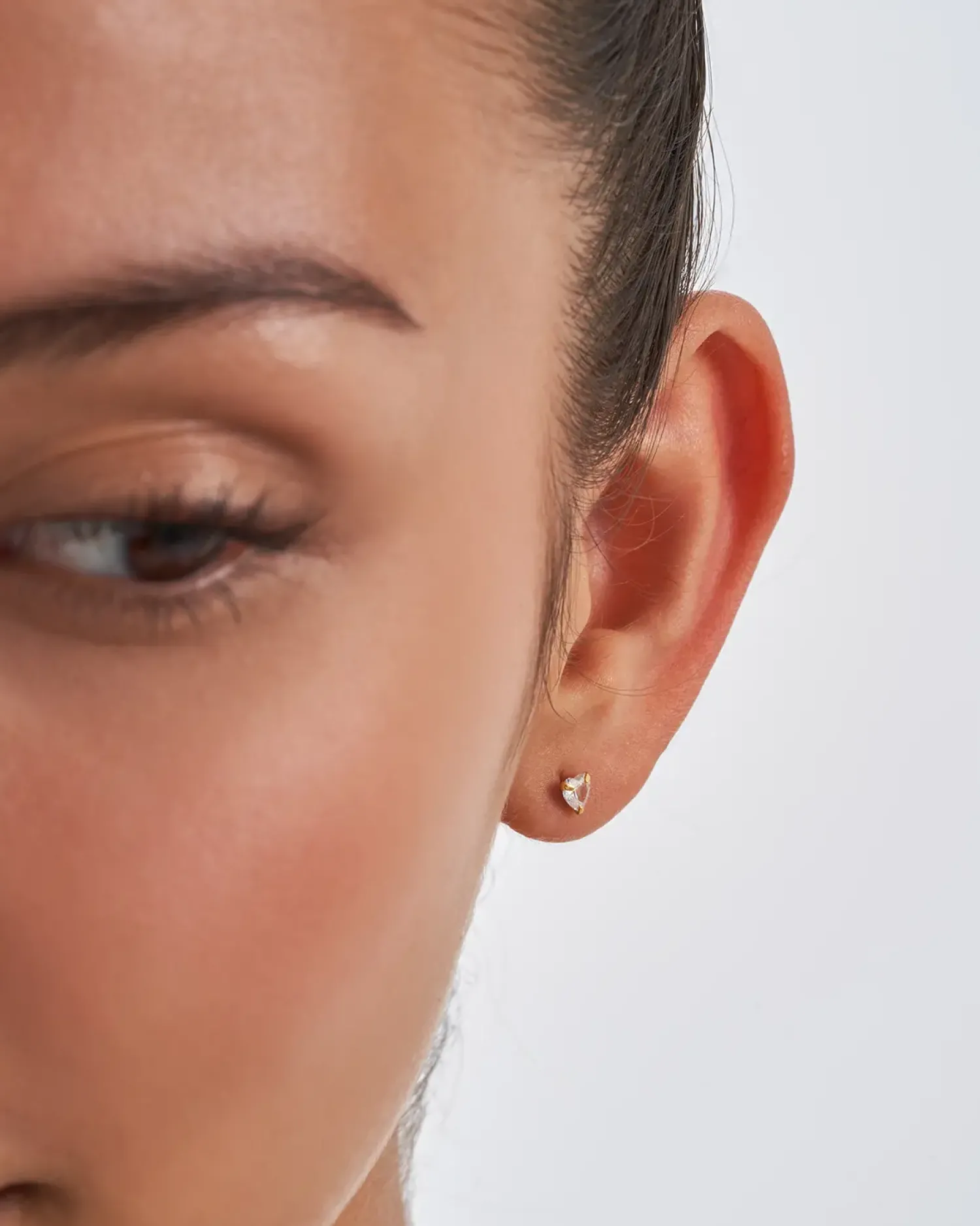 Bijou Brigitte Ohrringe Gold|Silver Crystals>Ohrstecker-Set - Iced gold