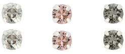 Bijou Brigitte Silver Crystals|Ohrstecker>Ohrstecker-Set - Little Something rosa, grau, silber