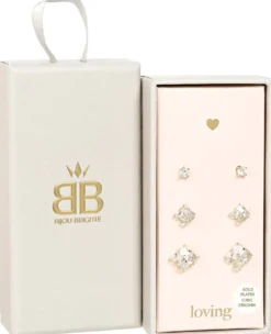 Bijou Brigitte Ohrringe Gold|Ohrstecker>Ohrstecker-Set - Luxe Spark gold