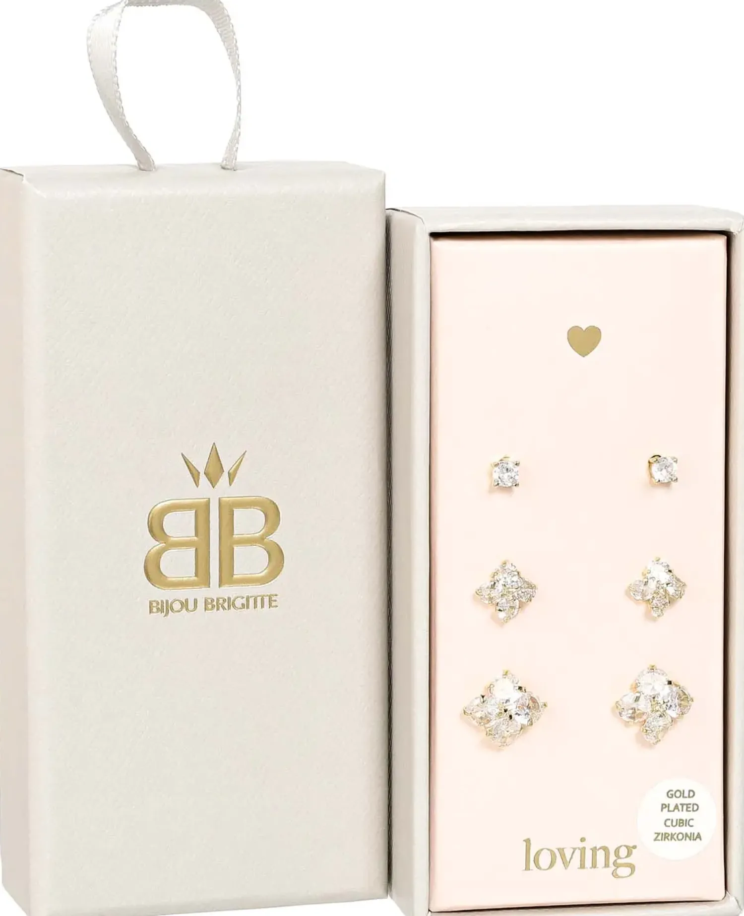 Bijou Brigitte Ohrringe Gold|Ohrstecker>Ohrstecker-Set - Luxe Spark gold