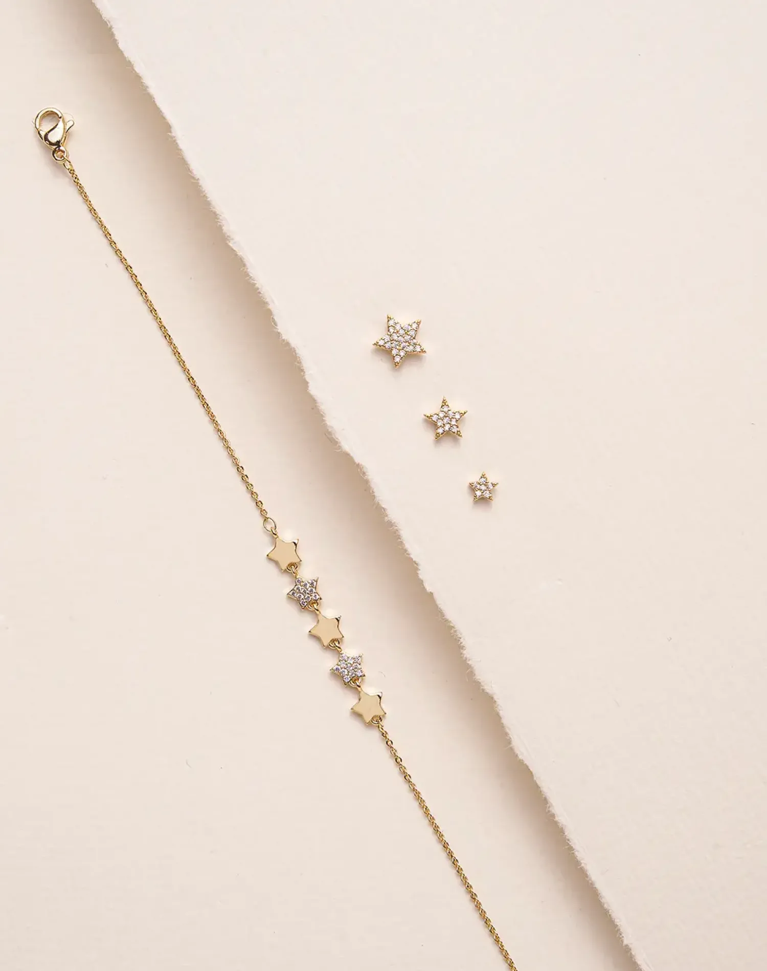 Bijou Brigitte Ohrringe Gold|Ohrstecker>Ohrstecker-Set - Night Stars gold