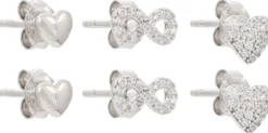 Bijou Brigitte Silver Crystals|Ohrstecker>Ohrstecker-Set - Perfect Dream silber