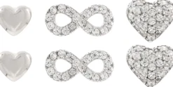 Bijou Brigitte Silver Crystals|Ohrstecker><noscript><img width=