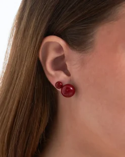 Bijou Brigitte Ohrstecker>Ohrstecker-Set - Red Balls rot