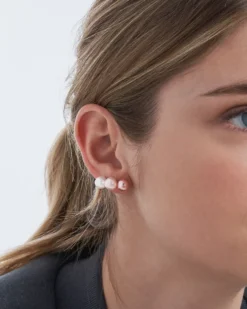 Bijou Brigitte Ohrstecker|Perlenschmuck>Ohrstecker-Set - Rosa Pearl rosa, weiß, silber