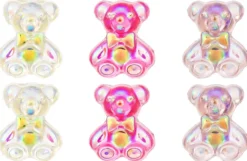 Bijou Brigitte Kinderschmuck|Ohrringe 925Er Silber>Ohrstecker-Set - Shiny Sweeties rosa, gelb, pink