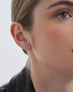 Bijou Brigitte Ohrstecker>Ohrstecker-Set - Silver Pieces silber