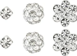 Bijou Brigitte Ohrringe 925Er Silber|Ohrringe 925Er Silber>Ohrstecker-Set - Sweet Flower silber