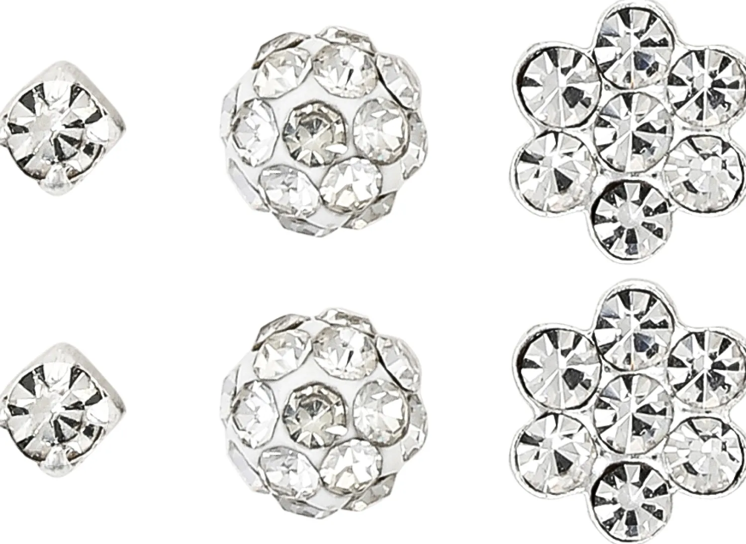 Bijou Brigitte Ohrringe 925Er Silber|Ohrringe 925Er Silber>Ohrstecker-Set - Sweet Flower silber