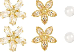 Bijou Brigitte Ohrringe Gold|Blumenschmuck>Ohrstecker-Set - Sweet Sensation gold