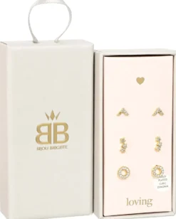 Bijou Brigitte Ohrringe Gold|Ohrstecker>Ohrstecker-Set - Trio Charm gold