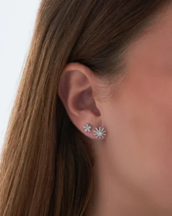Bijou Brigitte Blumenschmuck|Ohrstecker>Ohrstecker-Set - Wonderful Flowers silber