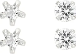 Bijou Brigitte Ohrringe 925Er Silber|Ohrringe 925Er Silber>Ohrstecker-Set - Wonderful Star silber