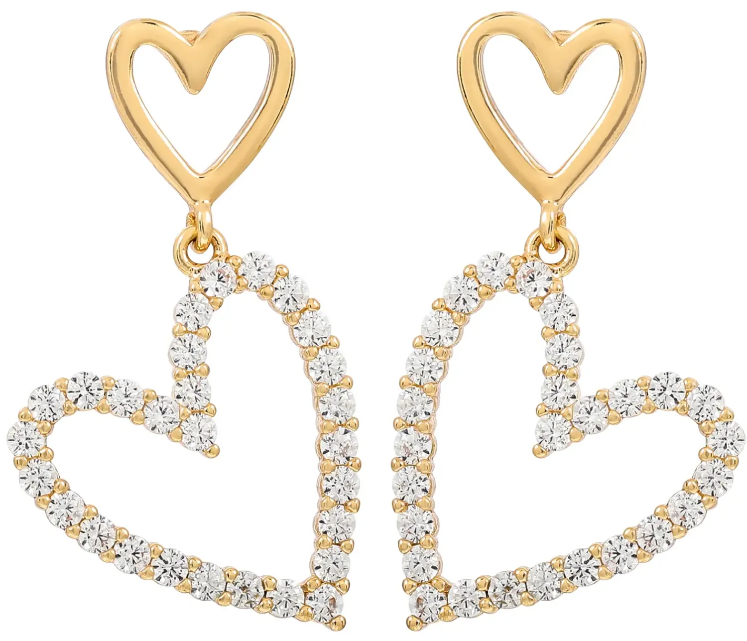 Bijou Brigitte Für Bestimmte Personen|Ohrringe Gold>Ohrstecker - Shining Hearts gold
