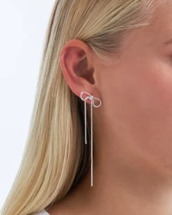Bijou Brigitte Ohrstecker>Ohrstecker - Shiny Bows silber