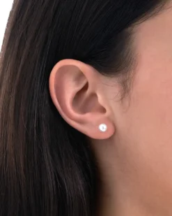 Bijou Brigitte Ohrstecker>Ohrstecker - Shiny Pearl weiß