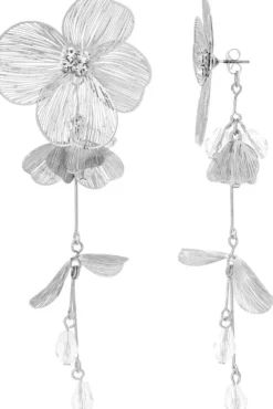 Bijou Brigitte Blumenschmuck|Ohrstecker>Ohrstecker - Shiny Petals silber