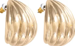 Bijou Brigitte Muschelschmuck|Ohrringe Gold>Ohrstecker - Shiny Shells gold