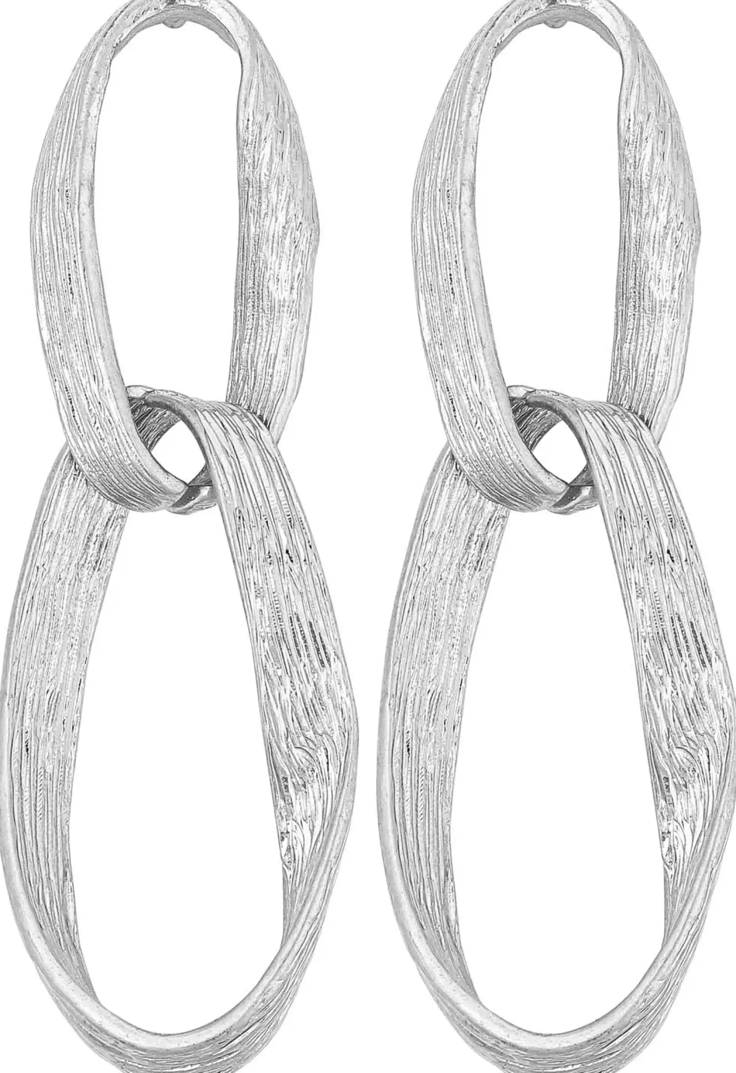 Bijou Brigitte Ohrstecker>Ohrstecker - Shiny Twist silber
