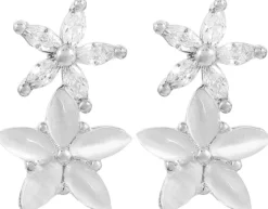 Bijou Brigitte Blumenschmuck|Ohrstecker>Ohrstecker - Silver Blossom silber