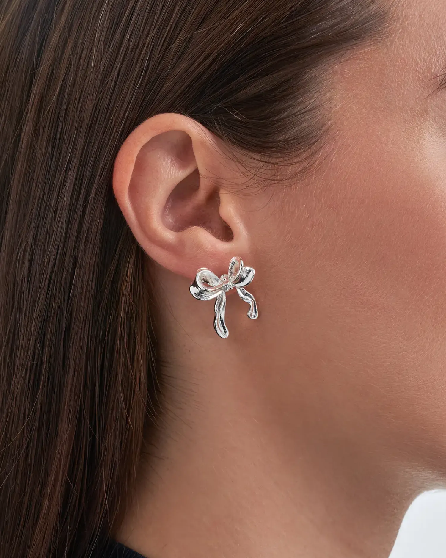 Bijou Brigitte Ohrstecker>Ohrstecker - Silver Bows silber