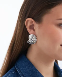 Bijou Brigitte Maritimer Schmuck|Ohrstecker>Ohrstecker - Silver Nautilus silber