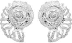Bijou Brigitte Maritimer Schmuck|Ohrstecker>Ohrstecker - Silver Nautilus silber