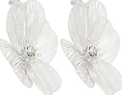 Bijou Brigitte Blumenschmuck|Ohrstecker>Ohrstecker - Silver Petal silber