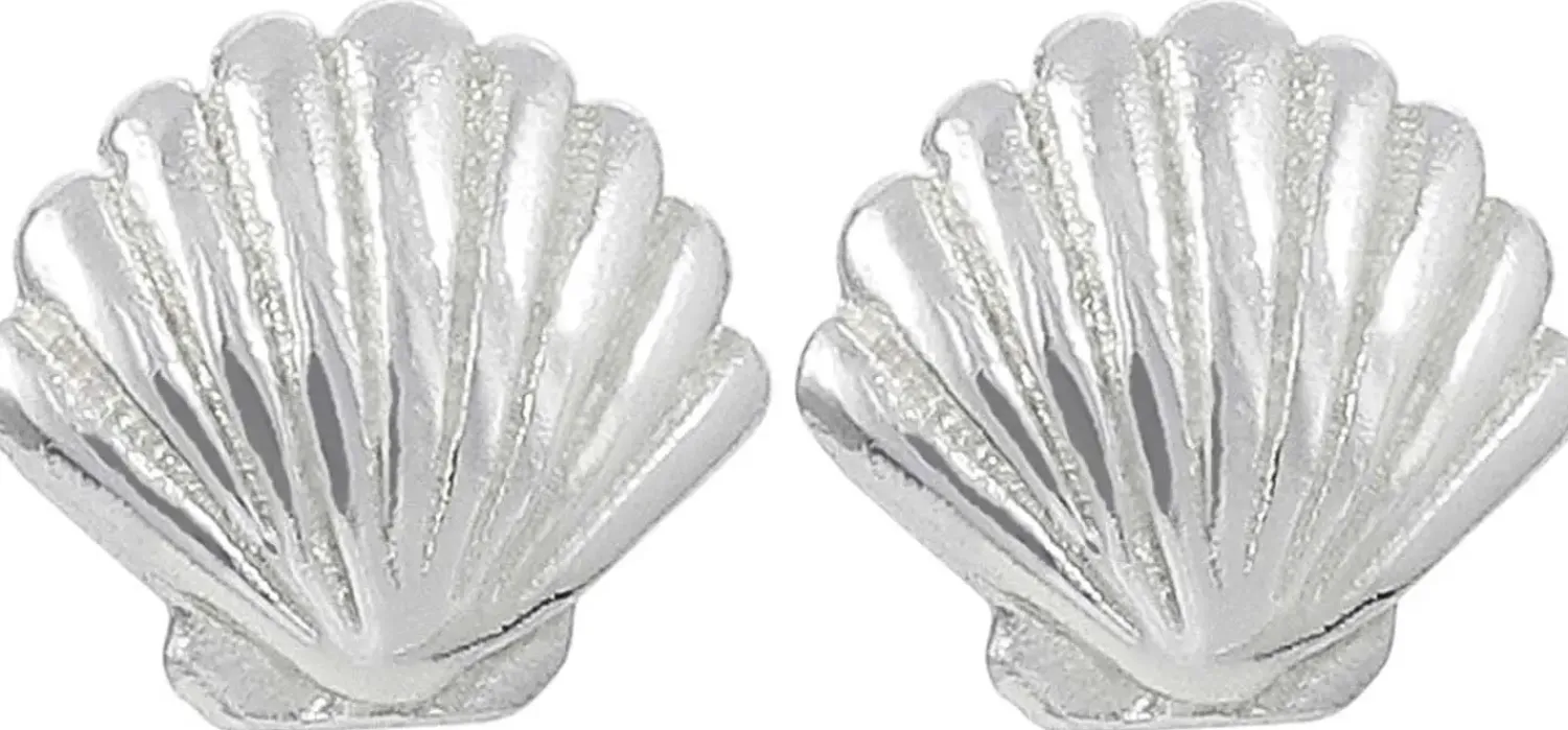 Bijou Brigitte Ohrstecker|Ohrringe 925Er Silber>Ohrstecker - Silver Shell silber