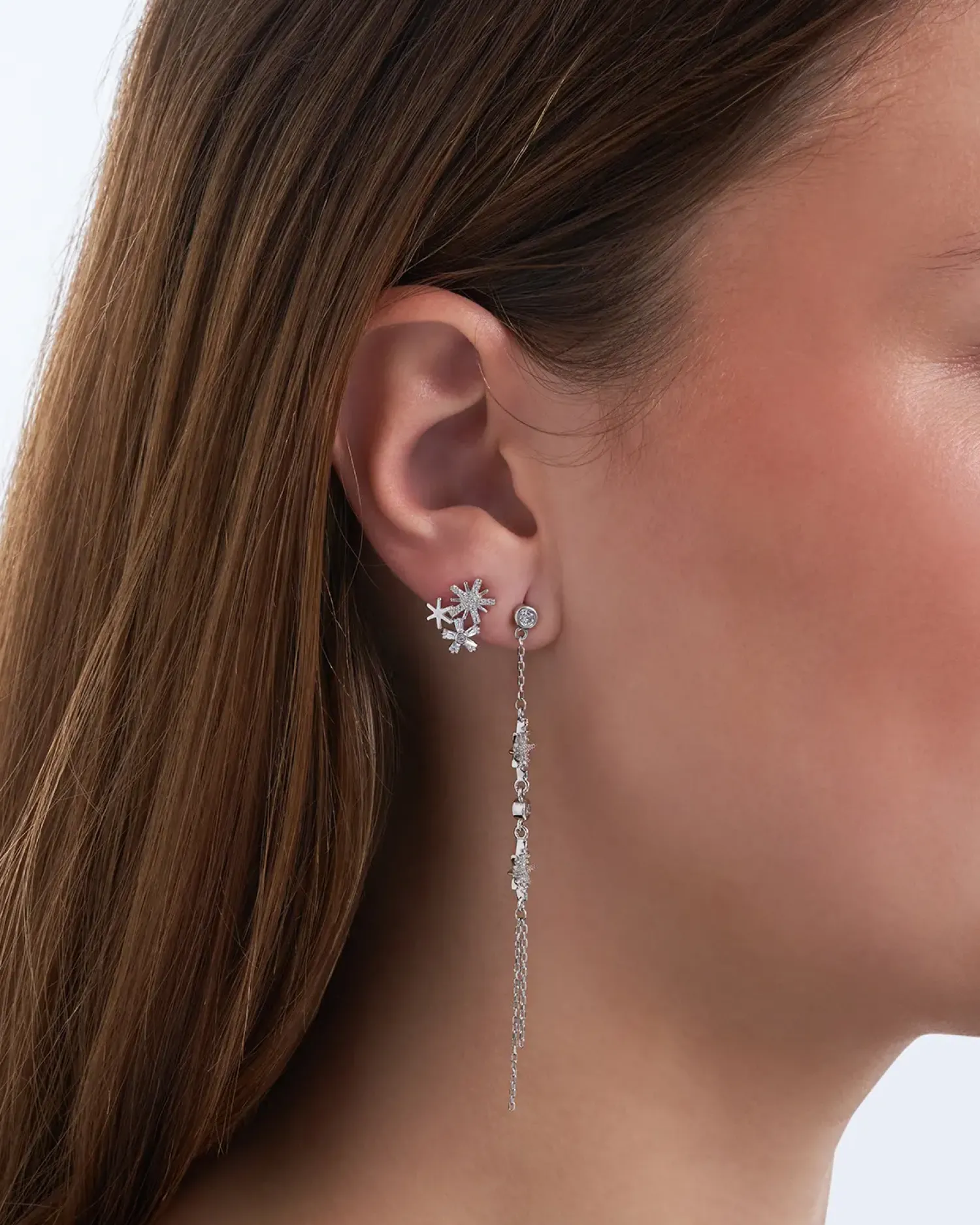 Bijou Brigitte Ohrringe 925Er Silber|Ohrringe 925Er Silber>Ohrstecker - Silver Starburst silber