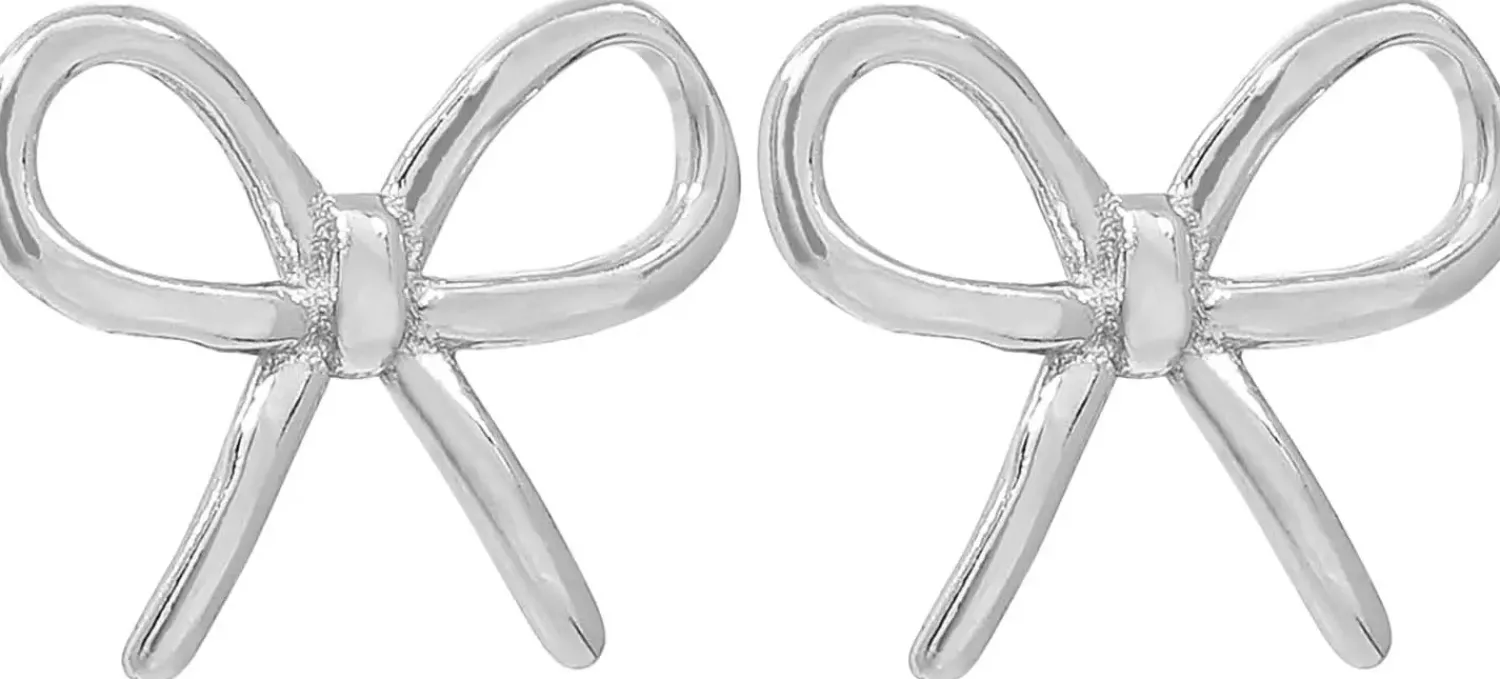 Bijou Brigitte Ohrringe 925Er Silber|Ohrringe 925Er Silber>Ohrstecker - Simple Bow silber
