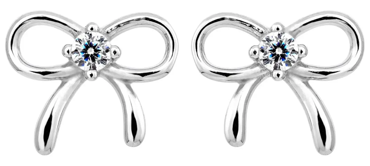 Bijou Brigitte Ohrringe 925Er Silber|Ohrringe 925Er Silber>Ohrstecker - Simple Bows silber