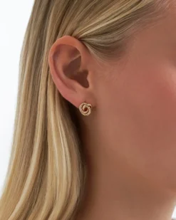 Bijou Brigitte Ohrringe Gold|Ohrstecker>Ohrstecker - Small Knot gold
