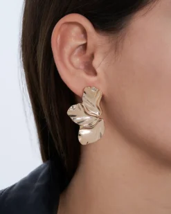 Bijou Brigitte Ohrringe Gold|Blumenschmuck>Ohrstecker - Snazzy Flower gold