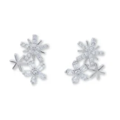 Bijou Brigitte Ohrringe 925Er Silber|Ohrringe 925Er Silber>Ohrstecker - Snowflake Trio silber