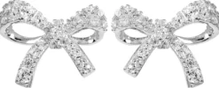 Bijou Brigitte Ohrringe 925Er Silber|Ohrringe 925Er Silber>Ohrstecker - Sparkling Bows silber