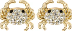 Bijou Brigitte Ohrringe Gold|Maritimer Schmuck>Ohrstecker - Sparkling Claws gold