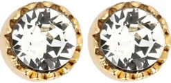 Bijou Brigitte Ohrringe Gold|Silver Crystals>Ohrstecker - Sparkling gold
