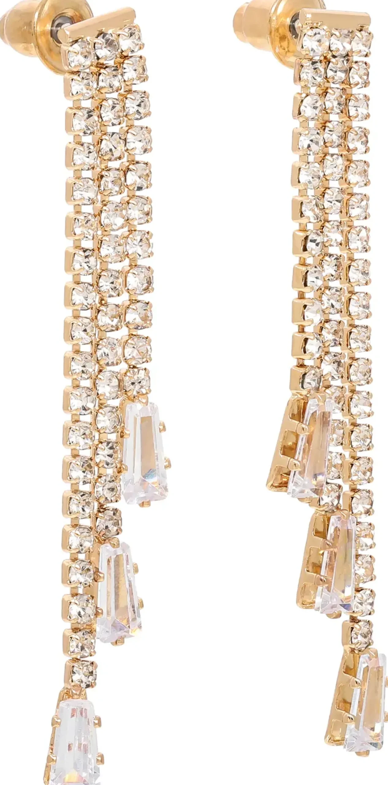 Bijou Brigitte Ohrringe Gold|Hochzeitsgäste>Ohrstecker - Sparkling Highlight gold