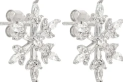 Bijou Brigitte Ohrringe 925Er Silber|Ohrringe 925Er Silber>Ohrstecker - Sparkling Snowflakes silber