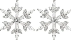 Bijou Brigitte Ohrringe 925Er Silber|Ohrringe 925Er Silber>Ohrstecker - Sparkling Snowflakes silber