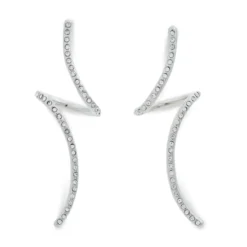 Bijou Brigitte Ohrstecker>Ohrstecker - Sparkling Swirl silber
