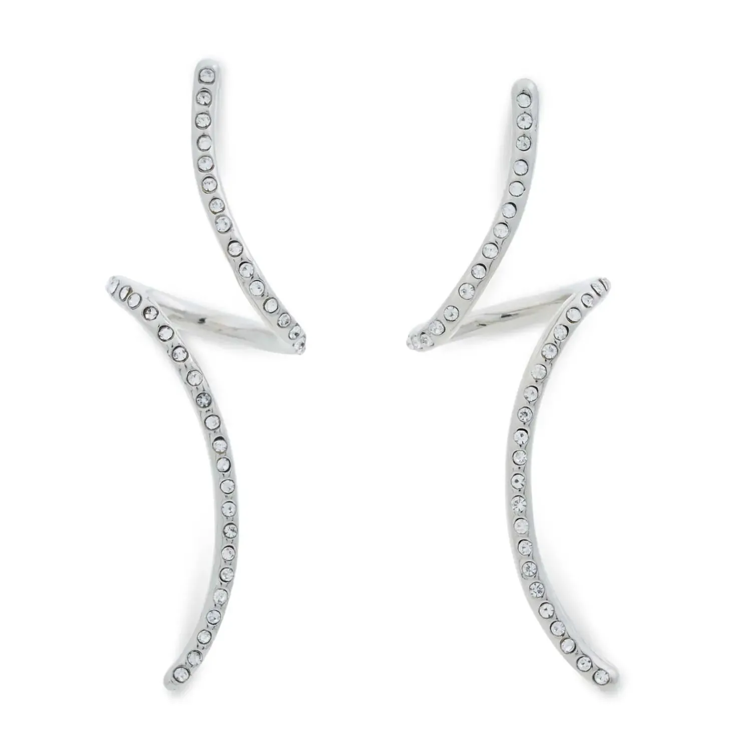 Bijou Brigitte Ohrstecker>Ohrstecker - Sparkling Swirl silber