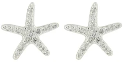 Bijou Brigitte Silver Crystals|Ohrstecker>Ohrstecker - Starfish silber
