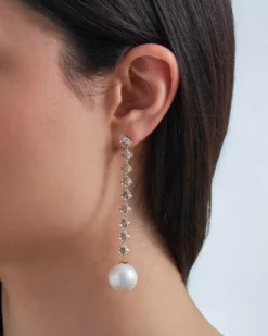Bijou Brigitte Perlenschmuck|Ohrstecker>Ohrstecker - Statement Pearl weiß