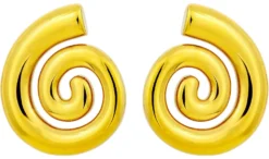 Bijou Brigitte Edelstahlschmuck In Gold|Ohrstecker>Ohrstecker - Steel Spiral gold